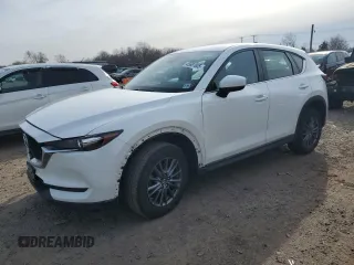 2018 Mazda CX-5 Sport with VIN JM3KFBBM3J0412294, listed as a Copart auction lot 45681805 with 82,458 mi miles and Salvage Title. Bid and sale history available at carsss.com. Image 1.