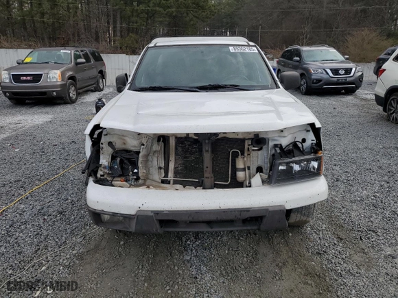 2012 Chevrolet Colorado Work Truck with VIN 1GCCSBFE3C8143424, listed as a Copart auction lot 89362185 with 0 mi miles and Salvage Title. Bid and sale history available at carsss.com. Image 5.