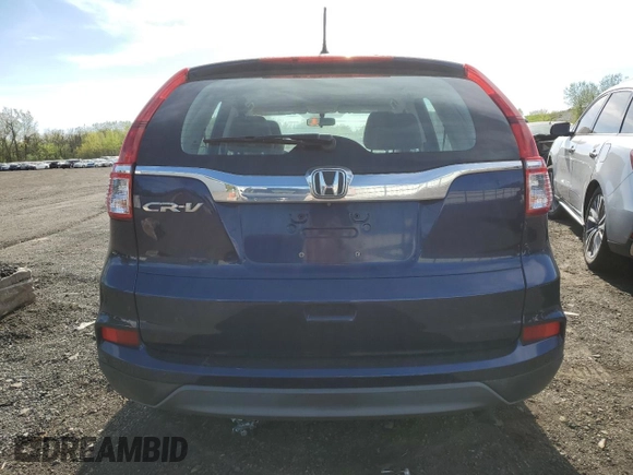 2015 Honda CR-V LX with VIN 3CZRM3H33FG704686, listed as a Copart auction lot 54966355 with 105,521 mi miles and Clean Title. Bid and sale history available at carsss.com. Image 6.