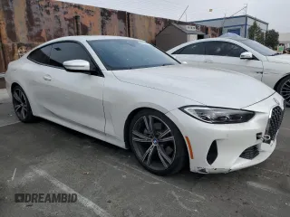 2021 BMW 4 Series 430i with VIN WBA53AP07MCG84168, listed as a Copart auction lot 86926464 with 17,145 mi miles and Salvage Title. Bid and sale history available at DreamBid. Image 4.