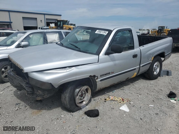 2001 Dodge Ram 1500 Work Special with VIN 1B7HC16X01S251756, listed as a Copart auction lot 69601394 with 235,982 mi miles and Non Repairable. Bid and sale history available at carsss.com. Image 1.