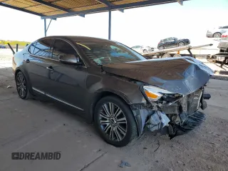 2014 Kia Cadenza Premium with VIN KNALN4D70E5134978, listed as a Copart auction lot 54436805 with 95,925 mi miles and Salvage Title. Bid and sale history available at DreamBid. Image 4.
