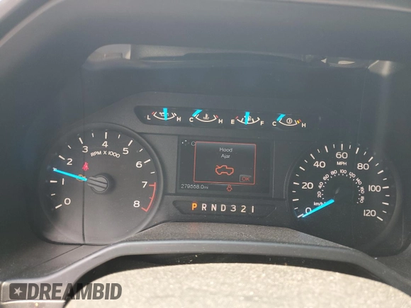 2015 Ford F-150 XL with VIN 1FTEX1C89FFB07773, listed as a Copart auction lot 59059985 with 279,558 mi miles and Salvage title. Bid and sale history available at DreamBid. Image 9.