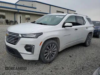 2022 Chevrolet Traverse Premier with VIN 1GNERKKW0NJ145251, listed as a Copart auction lot 50500235 with 69,593 mi miles and Salvage title. Bid and sale history available at DreamBid. Image 1.