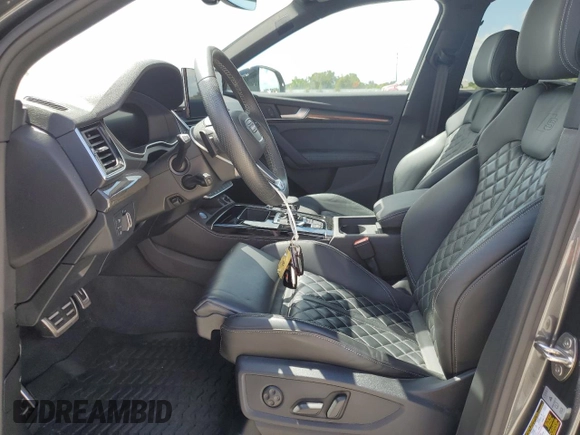 2023 Audi SQ5 Premium Plus with VIN WA1B4AFY6P2081837, listed as a Copart auction lot 68822494 with 20,398 mi miles and Salvage Title. Bid and sale history available at carsss.com. Image 7.