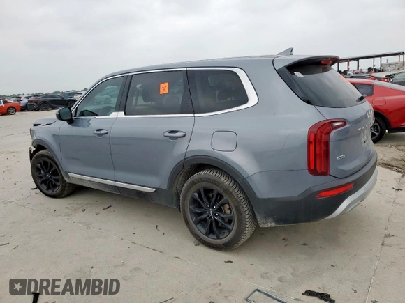 2022 Kia Telluride LX with VIN 5XYP2DHC5NG284645, listed as a Copart auction lot 57147955 with 47,664 mi miles and Salvage title. Bid and sale history available at DreamBid. Image 2.