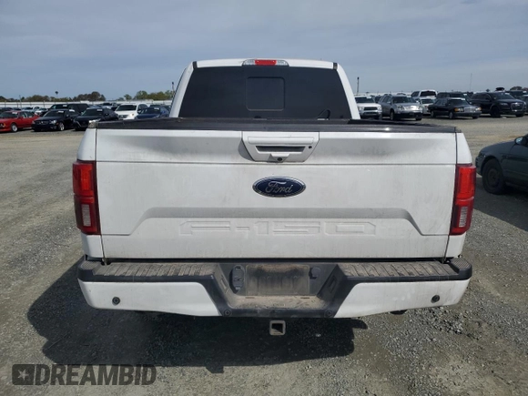 2019 Ford F-150 XL with VIN 1FTFW1E11KFB63482, listed as a Copart auction lot 48780135 with 0 mi miles and Salvage Title. Bid and sale history available at carsss.com. Image 6.