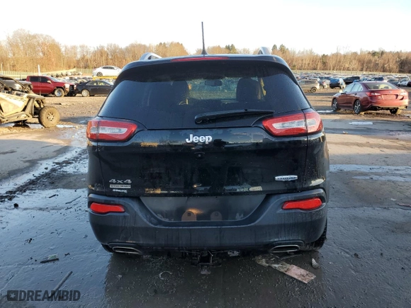 2018 Jeep Cherokee Latitude Plus with VIN 1C4PJMLX6JD507264, listed as a Copart auction lot 80492224 with 125,882 mi miles and Salvage Title. Bid and sale history available at carsss.com. Image 6.