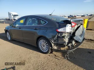 2015 Ford Fusion SE Hybrid with VIN 3FA6P0LU7FR114130, listed as a Copart auction lot 52806105 with 119,542 mi miles and Salvage Title. Bid and sale history available at DreamBid. Image 2.