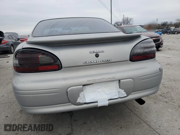 2000 Pontiac Grand Prix SE with VIN 1G2WJ52K5YF285584, listed as a Copart auction lot 84926094 with 123,146 mi miles and Salvage Title. Bid and sale history available at carsss.com. Image 6.