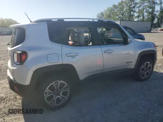 2015 Jeep Renegade Limited with VIN ZACCJBDT0FPB96034, listed as a Copart auction lot 55488195 with 52,504 mi miles and Salvage Title. Bid and sale history available at DreamBid. Image 3.
