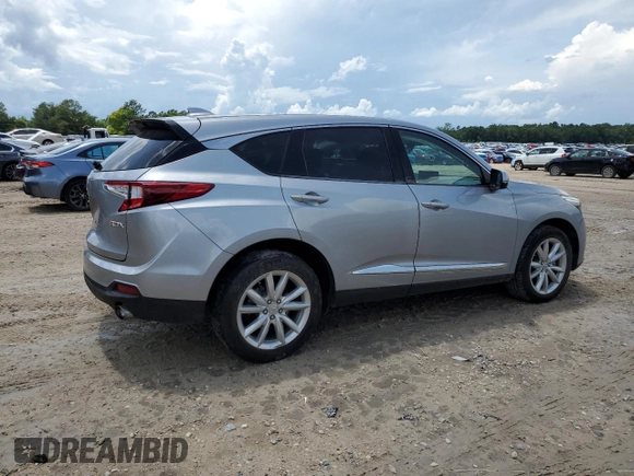 2019 Acura RDX with VIN 5J8TC1H36KL023035, listed as a Copart auction lot 60521305 with 44,578 mi miles and Salvage title. Bid and sale history available at DreamBid. Image 3.