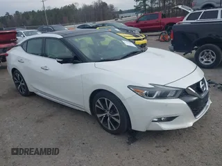 2018 Nissan Maxima SV with VIN 1N4AA6AP6JC402207, listed as a IAAI auction lot 41192313 with 85,443 mi miles. Bid and sale history available at carsss.com. Image 1.