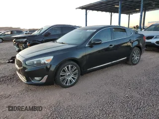 2014 Kia Cadenza Premium with VIN KNALN4D79E5145705, listed as a Copart auction lot 54633985 with 148,913 mi miles and Clean Title. Bid and sale history available at DreamBid. Image 1.