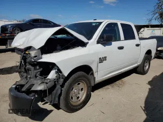 2021 Ram 1500 Tradesman z VIN 3C6RR6KG8MG587373, wystawiony jako Copart lot #81261874 z przebiegiem 119 083 mil mil oraz Nie do naprawy • Non repairable. Historia ofert i sprzedaży dostępna na DreamBid. Obrazek 1.