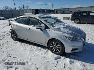 2021 Nissan Versa SV with VIN 3N1CN8EV0ML848361, listed as a Copart auction lot 45210435 with 63,043 mi miles and Salvage Title. Bid and sale history available at carsss.com. Image 4.