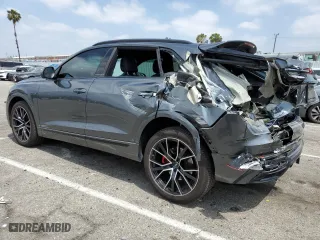 2021 Audi Q8 Premium Plus with VIN WA1EVAF13MD001455, listed as a Copart auction lot 54712313 with 30,394 mi miles. Bid and sale history available at carsss.com. Image 2.