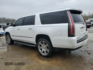 2017 Cadillac Escalade ESV Luxury with VIN 1GYS4HKJ7HR159200, listed as a Copart auction lot 52866135 with 90,231 mi miles and Salvage title. Bid and sale history available at DreamBid. Image 2.