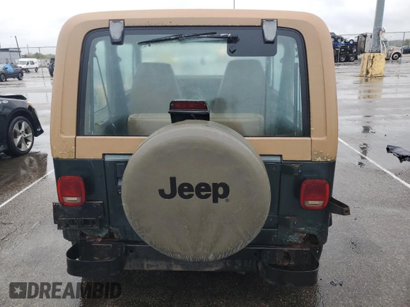 1994 Jeep Wrangler S with VIN 1J4FY19P3RP454623, listed as a Copart auction lot 73473544 with 209,214 mi miles and Clean Title. Bid and sale history available at carsss.com. Image 6.