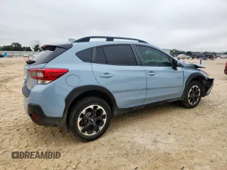 2021 Subaru Crosstrek Premium with VIN JF2GTAEC9MH657824, listed as a Copart auction lot 60676105 with 55,958 mi miles and Salvage title. Bid and sale history available at DreamBid. Image 3.