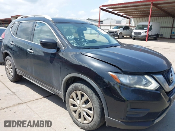 2017 Nissan Rogue S with VIN JN8AT2MV1HW003855, listed as a IAAI auction lot 42431901 with 98,400 mi miles and . Bid and sale history available at DreamBid. Image 1.