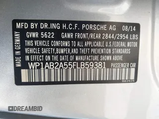 2015 Porsche Macan S z VIN WP1AB2A55FLB59381, wystawiony jako IAAI lot #42275358 z przebiegiem 196 237 mil mil oraz . Historia ofert i sprzedaży dostępna na DreamBid. Obrazek 9.