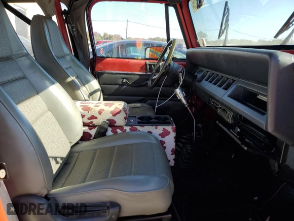 1993 Jeep Wrangler "S" with VIN 1J4FY19P2PP246553, listed as a Copart auction lot 77257954 with 188,373 mi miles and Clean Title. Bid and sale history available at carsss.com. Image 10.