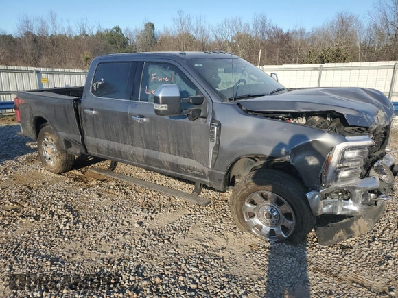 2024 Ford Super Duty F-250 SRW XL with VIN 1FT7W2BT5REF07525, listed as a Copart auction lot 46691705 with 0 mi miles and Salvage Title. Bid and sale history available at carsss.com. Image 4.