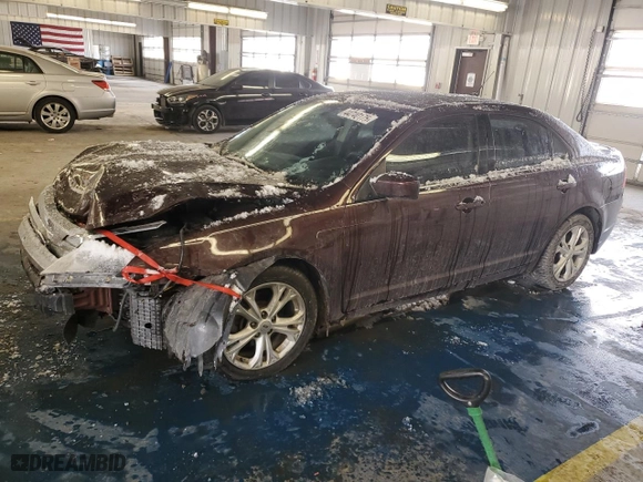 2012 Ford Fusion SE with VIN 3FAHP0HA6CR185581, listed as a Copart auction lot 44740175 with 119,267 mi miles and Salvage Title. Bid and sale history available at carsss.com. Image 1.
