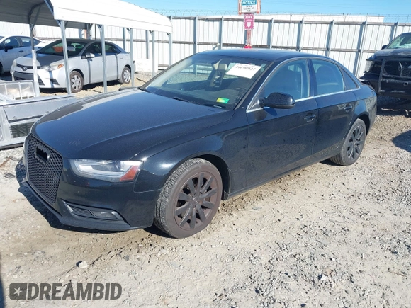 2013 Audi A4 Premium with VIN WAUAFAFL8DA147870, listed as a IAAI auction lot 41690927 with 115,030 mi miles. Bid and sale history available at carsss.com. Image 18.