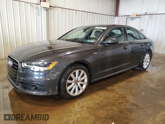 2012 Audi A6 Prestige with VIN WAUJGAFC3CN173832, listed as a Copart auction lot 59662555 with 161,019 mi miles and Salvage title. Bid and sale history available at DreamBid. Image 1.
