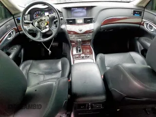 2013 Infiniti M37 with VIN JN1BY1AR8DM604403, listed as a Copart auction lot 55757025 with 122,523 mi miles and Clean Title. Bid and sale history available at carsss.com. Image 8.