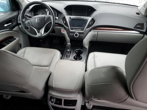 2015 Acura MDX Tech Pkg with VIN 5FRYD4H44FB003062, listed as a Copart auction lot 44702035 with 0 mi miles and Salvage Title. Bid and sale history available at carsss.com. Image 8.