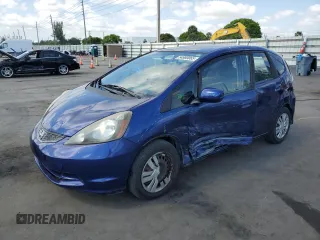 2013 Honda Fit with VIN JHMGE8H39DC025043, listed as a Copart auction lot 54900065 with 59,534 mi miles and Salvage Title. Bid and sale history available at carsss.com. Image 1.