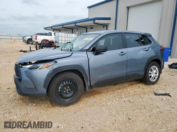 2025 Toyota Corolla Cross L with VIN 7MUAAAAG1SV130393, listed as a Copart auction lot 58823445 with 1,716 mi miles and Clean title. Bid and sale history available at DreamBid. Image 1.