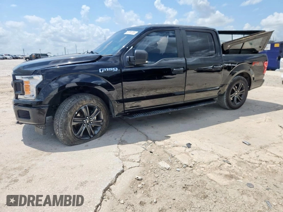 2018 Ford F-150 XL with VIN 1FTEW1E57JFC39493, listed as a Copart auction lot 61781395 with 129,871 mi miles and Salvage title. Bid and sale history available at DreamBid. Image 1.