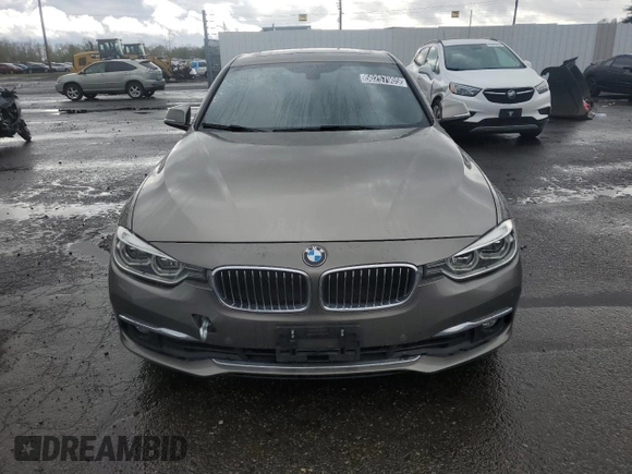 2017 BMW 3 Series 330i xDrive with VIN WBA8D9G59HNU59164, listed as a Copart auction lot 50257905 with 54,272 mi miles and Clean Title. Bid and sale history available at carsss.com. Image 5.
