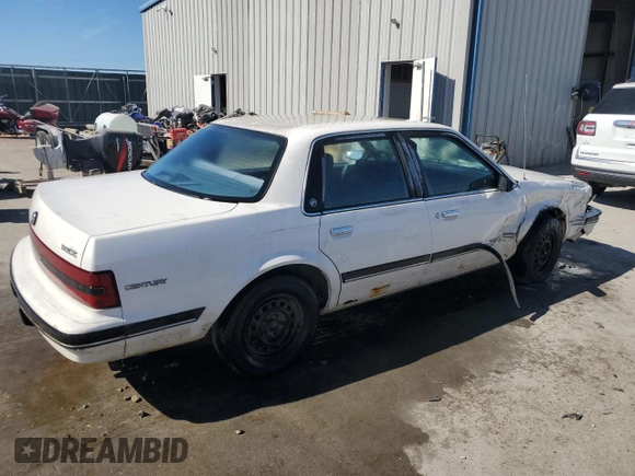 1992 Buick Century Special with VIN 1G4AG54N3N6480148, listed as a Copart auction lot 75562664 with 145,469 mi miles and Salvage Title. Bid and sale history available at carsss.com. Image 3.