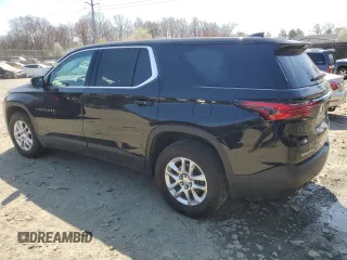 2023 Chevrolet Traverse LS with VIN 1GNERFKW9PJ279511, listed as a Copart auction lot 49934445 with 11,708 mi miles and Salvage title. Bid and sale history available at DreamBid. Image 2.