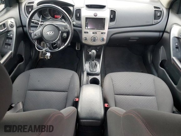 2013 Kia Forte SX with VIN KNAFW4A33D5684184, listed as a Copart auction lot 81901544 with 122,318 mi miles and Salvage Title. Bid and sale history available at carsss.com. Image 8.