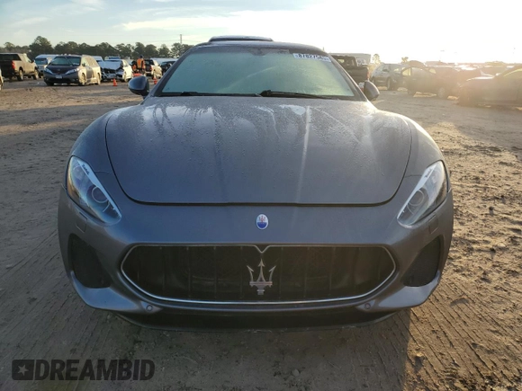 2019 Maserati GranTurismo Sport with VIN ZAM45VMAXK0345294, listed as a Copart auction lot 87827585 with Not provided miles and Non repairable. Bid and sale history available at DreamBid. Image 5.