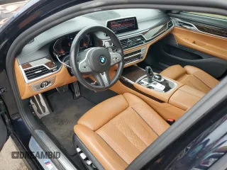 2021 BMW 7 Series 750i xDrive with VIN WBA7U2C09MCE47490, listed as a Copart auction lot 63747813 with 66,925 mi miles. Bid and sale history available at carsss.com. Image 8.