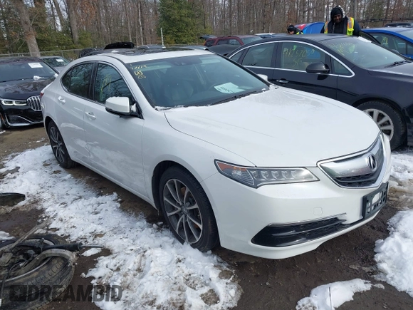 2016 Acura TLX Technology z VIN 19UUB3F55GA003546, wystawiony jako IAAI lot #41283040 z przebiegiem 89 926 mil mil oraz . Historia ofert i sprzedaży dostępna na DreamBid. Obrazek 1.