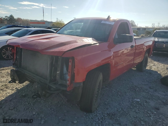 2018 Chevrolet Silverado 1500 Work Truck with VIN 1GCNCNEC3JZ137072, listed as a Copart auction lot 84677844 with 156,881 mi miles and Salvage Title. Bid and sale history available at carsss.com. Image 1.
