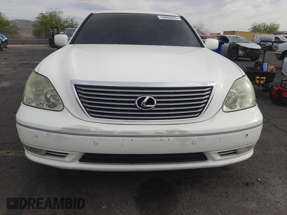 2004 Lexus LS 430 with VIN JTHBN36F240126646, listed as a Copart auction lot 53866695 with 126,363 mi miles and Salvage Title. Bid and sale history available at DreamBid. Image 5.