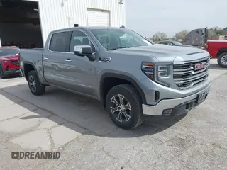 2024 GMC Sierra 1500 SLT with VIN 1GTUUDED8RZ195444, listed as a IAAI auction lot 41790168 with 25,736 mi miles and . Bid and sale history available at DreamBid. Image 1.