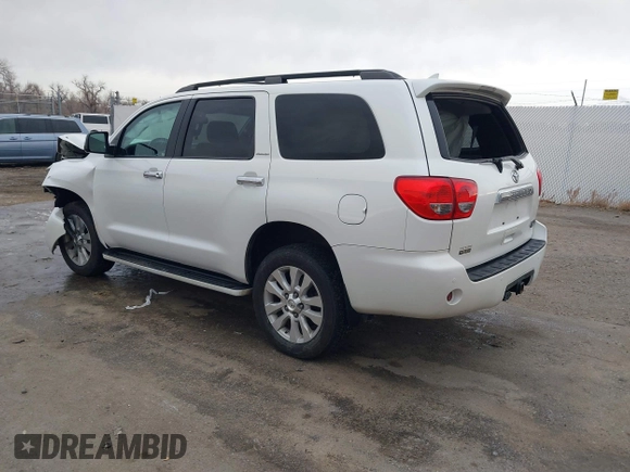 2017 Toyota Sequoia Platinum with VIN 5TDDY5G18HS154082, listed as a IAAI auction lot 41132778 with 55,175 mi miles. Bid and sale history available at carsss.com. Image 3.