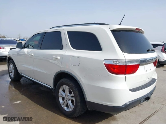 2012 Dodge Durango SXT with VIN 1C4RDHAG0CC146763, listed as a IAAI auction lot 41728504 with 216,974 mi miles. Bid and sale history available at carsss.com. Image 3.