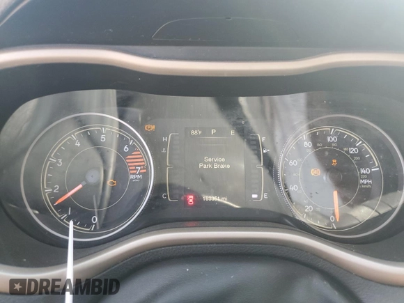 2016 Jeep Cherokee Altitude with VIN 1C4PJLCB0GW338774, listed as a Copart auction lot 50531685 with 163,351 mi miles and Salvage title. Bid and sale history available at DreamBid. Image 9.
