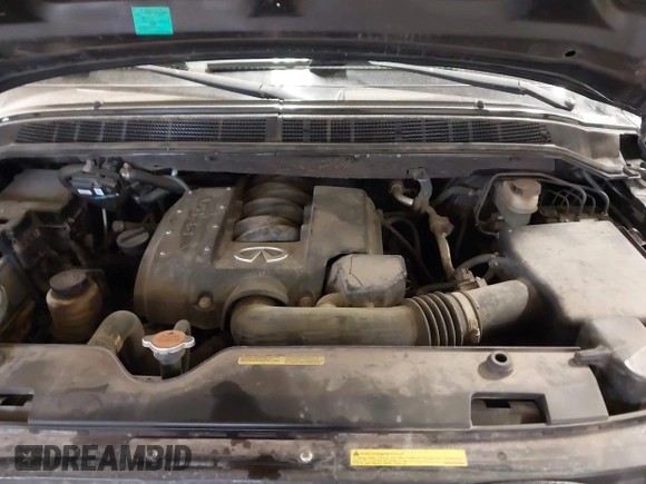 2005 Infiniti QX56 with VIN 5N3AA08CX5N808272, listed as a IAAI auction lot 41790423 with 199,524 mi miles. Bid and sale history available at carsss.com. Image 10.